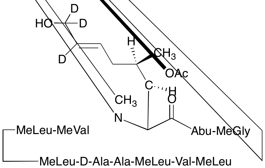 Cyclosporin AM 1-d3 - Chemical structure and product image