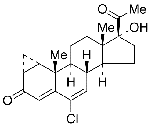 Cyproterone - Chemical structure and product image