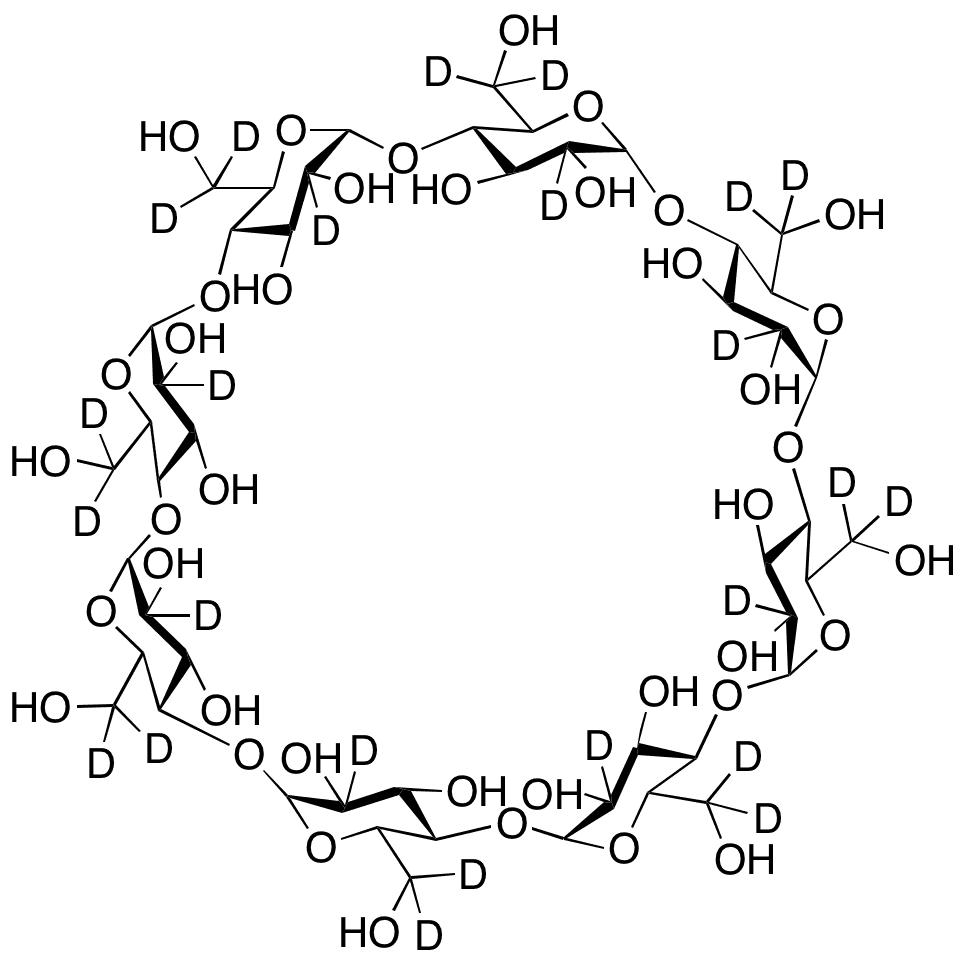 gamma-Cyclodextrin Deuterated - Chemical structure and product image