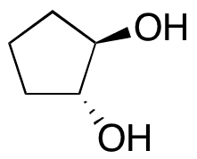 (1R,2R)-trans-1,2-Cyclopentanediol - Chemical structure and product image