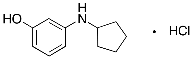 3-(Cyclopentylamino)phenol Hydrochloride - Chemical structure and product image