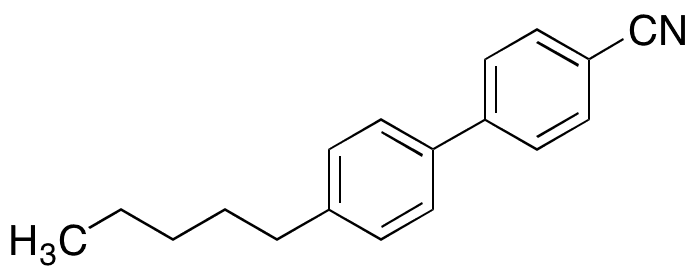 4-Cyano-4’-N-pentylbiphenyl - Chemical structure and product image