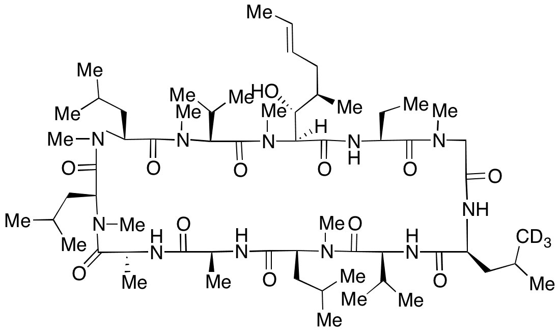 Cyclosporin AM 4N-D3 - Chemical structure and product image