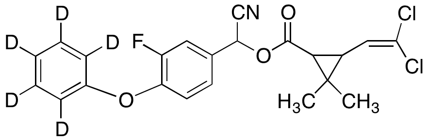 Cyfluthrin Phenoxy-d5 - Chemical structure and product image