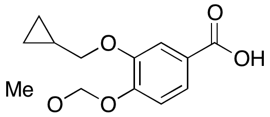 3-(Cyclopropylmethoxy)-4-(methoxymethoxy)benzoic Acid - Chemical structure and product image
