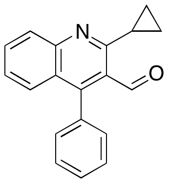 2-Cyclopropyl-4-phenylquinoline-3-carbaldehyde - Chemical structure and product image