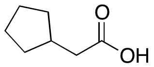 Cyclopentylacetic Acid - Chemical structure and product image