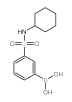 N-Cyclohexyl 3-Boronobenzenesulfonamide - Chemical structure and product image