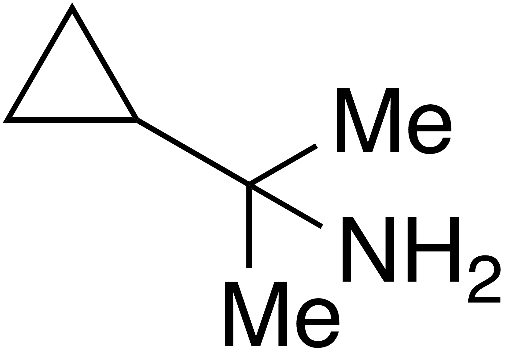 2-Cyclopropylpropan-2-amine - Chemical structure and product image