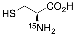 L-Cysteine-15N - Chemical structure and product image