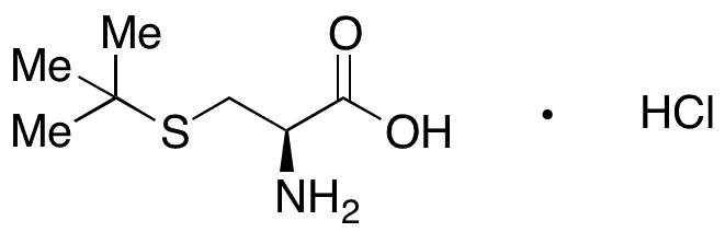 S-tert-Butyl-L-cysteine Hydrochloride - Chemical structure and product image