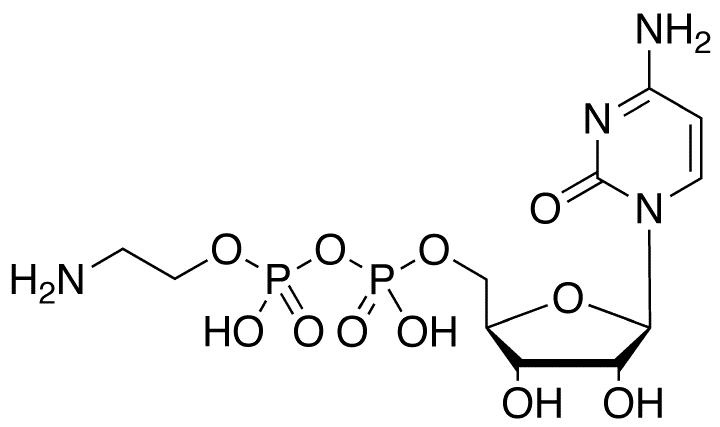 Cytidine 5’-Diphosphate Ethanolamine Disodium Salt - Chemical structure and product image