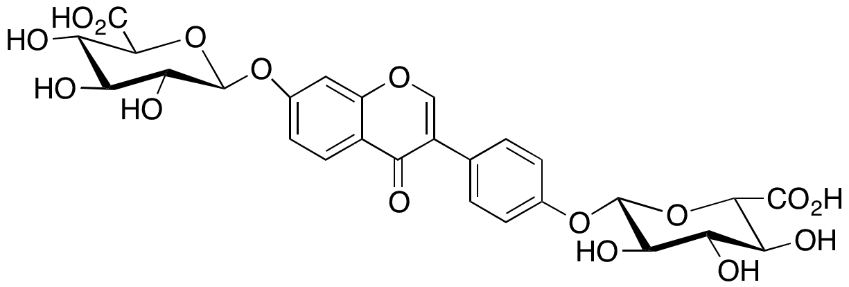 Daidzein Diglucuronide - Chemical structure and product image