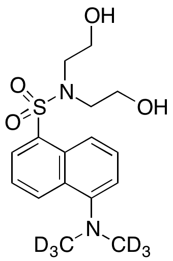 Dansyl-d6-diethanolamine - Chemical structure and product image