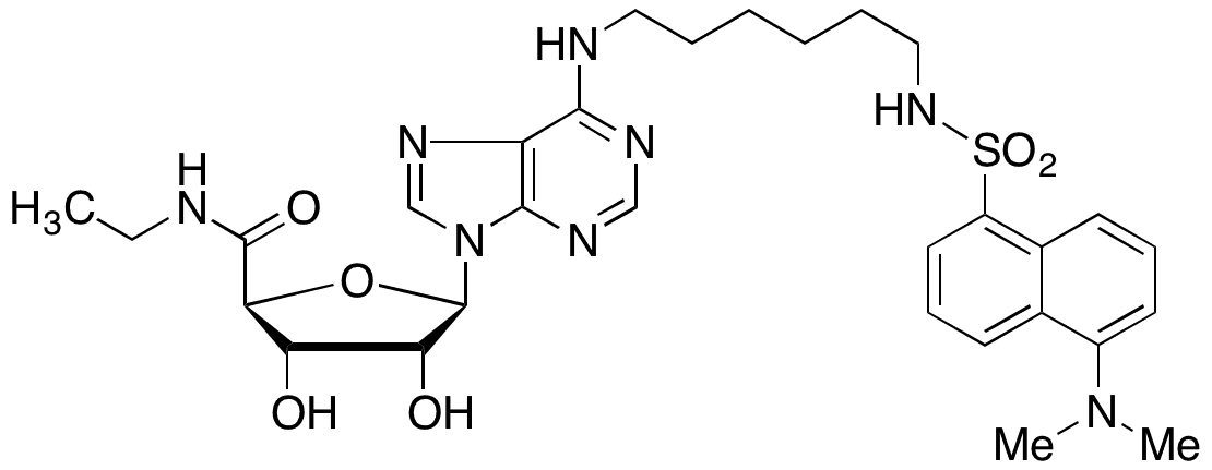Dansylhexyl NECA - Chemical structure and product image