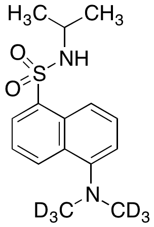 Dansyl-d6-isopropylamine - Chemical structure and product image
