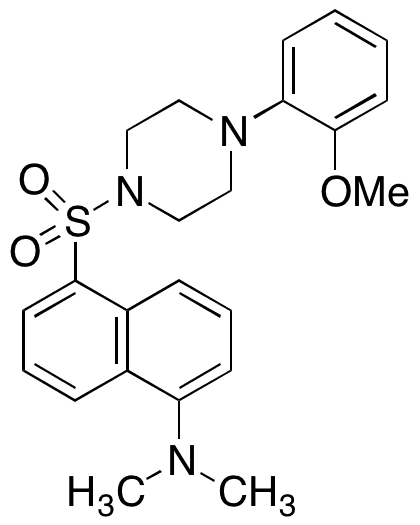N-Dansyl-1-(2-methoxyphenyl)piperazine - Chemical structure and product image