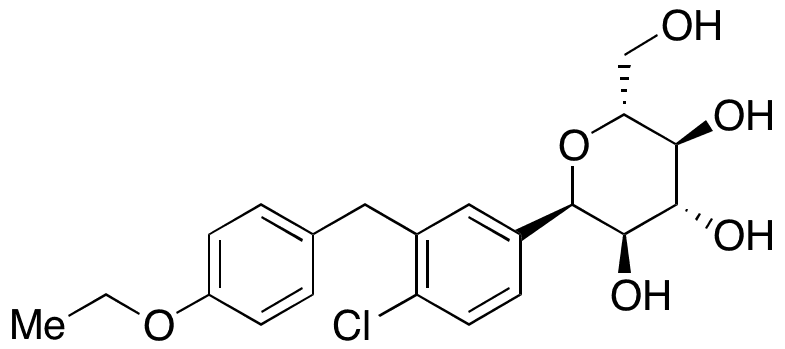 1R-Dapagliflozin - Chemical structure and product image