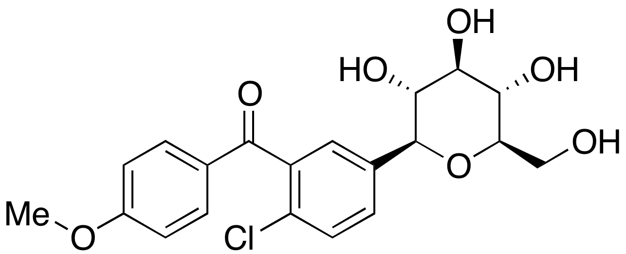 Methoxy Oxo-dapagliflozin - Chemical structure and product image