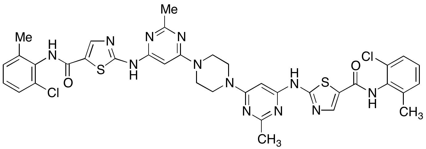Dasatinib Dimeric Impurity - Chemical structure and product image