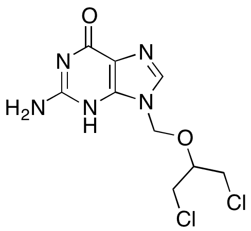 Dedihydroxy Dichloroganciclovir - Chemical structure and product image