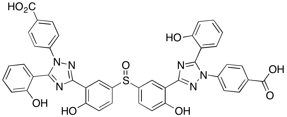Deferasirox Impurity F - Chemical structure and product image