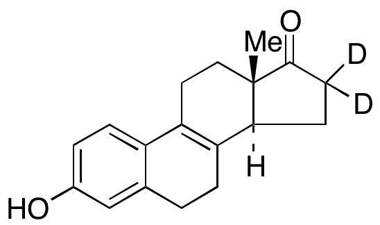 delta8,9-Dehydro Estrone-d2 - Chemical structure and product image