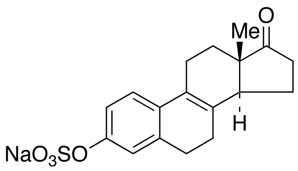 delta 8,9-Dehydro Estrone 3-Sulfate Sodium Salt (Stabilzed with up to 40% Tromethamine) - Chemical structure and product image