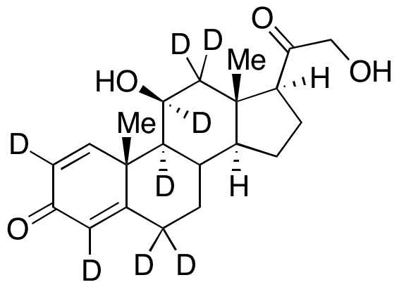 17-Dehydroxy Prednisolone-d8 - Chemical structure and product image