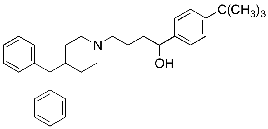 Dehydroxy Terfenadine - Chemical structure and product image