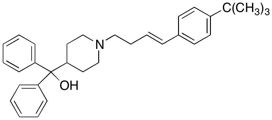 Dehydroxydehydro Terfenadine - Chemical structure and product image