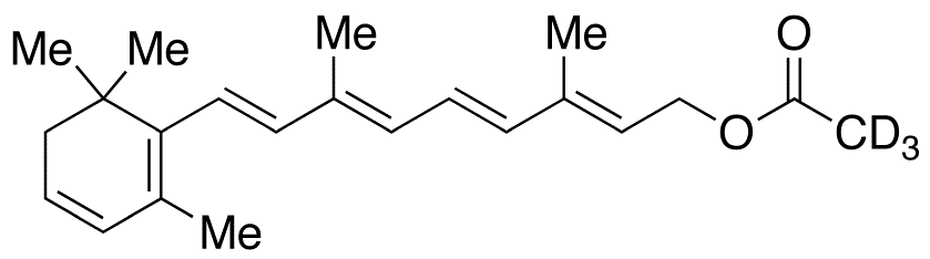 3-Dehydro Retinol Acetate-d3 - Chemical structure and product image