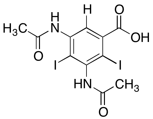 2-Deiodo Amidotrizoic Acid - Chemical structure and product image