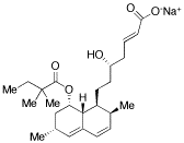 2,3-Dehydro Simvastatin Acid Sodium Salt - Chemical structure and product image