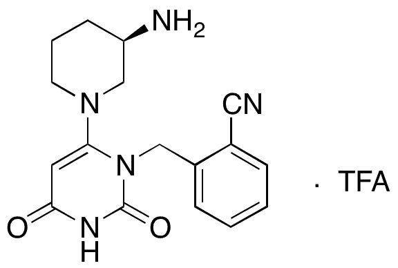 N-Demethyl Alogliptin-2,2,2-trifluoroacetate - Chemical structure and product image