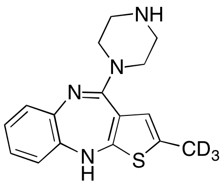 N-Demethyl Olanzapine-d3 - Chemical structure and product image