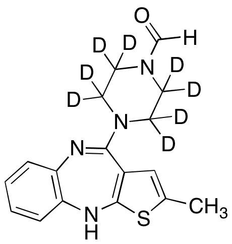 N-Demethyl-N-formylolanzapine-d8 - Chemical structure and product image