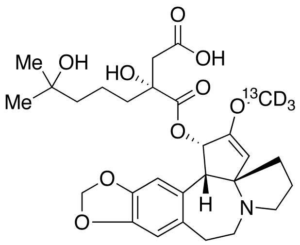 4’-Demethyl Homoharringtonine-13C,d3 - Chemical structure and product image