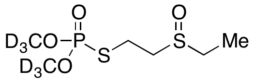 Demeton-S-methyl Sulfoxide-d6 - Chemical structure and product image
