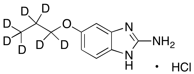 N-(Demethyl Formate) Oxibendazole-d7 Hydrochloride - Chemical structure and product image