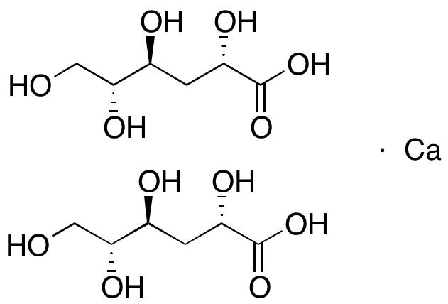 3-Deoxy-D-arabino-hexonic Acid Calcium Salt - Chemical structure and product image