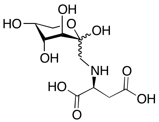 1-Deoxy-1-(L-aspartyl)-D-fructose - Chemical structure and product image