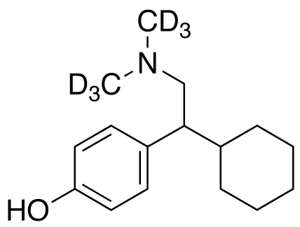 rac Deoxy-O-desmethyl Venlafaxine-d6 - Chemical structure and product image