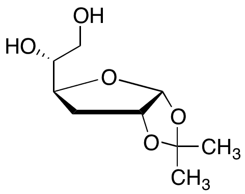 3-Deoxy-1,2-O-(1-methylethylidene)-alpha-D-ribo-hexofuranose - Chemical structure and product image