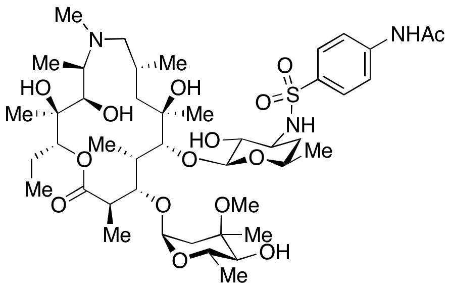 3-N-Didesmethyl-3-N-tosyl Azithromycin - Chemical structure and product image