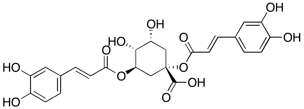 1,3-Dicaffeoylquinic Acid - Chemical structure and product image