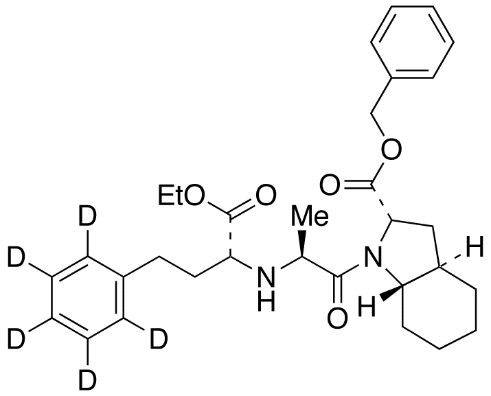 Epi Trandolapril-d5 Benzyl Ester - Chemical structure and product image