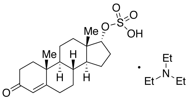 Epitestosterone Sulfate Triethylamine Salt - Chemical structure and product image