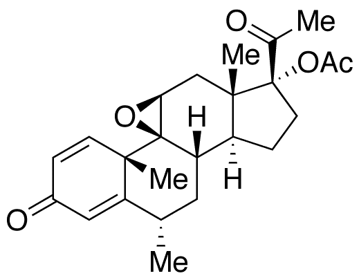 (9β,11β)-Epoxy Fluorometholone Acetate - Chemical structure and product image