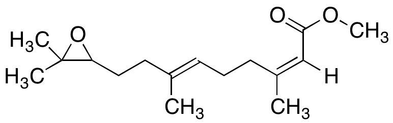 trans-cis-10,11-Epoxy Farnesenic Acid Methyl Ester - Chemical structure and product image